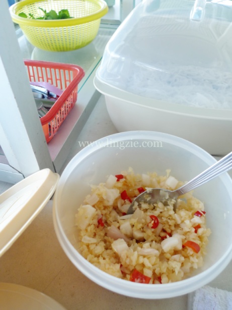Siam Laksa condiments Siam Laksa condiments