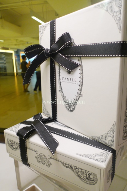 Canele's pretty boxes