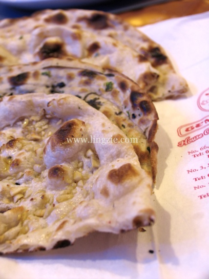 Gem restaurant various naans