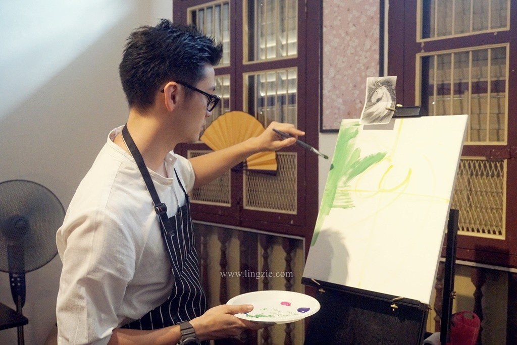 Artsy.Sip Penang, Paint & Sip, Teambuilding Activity, Penang Food Blog, Lingzie Food Blog
