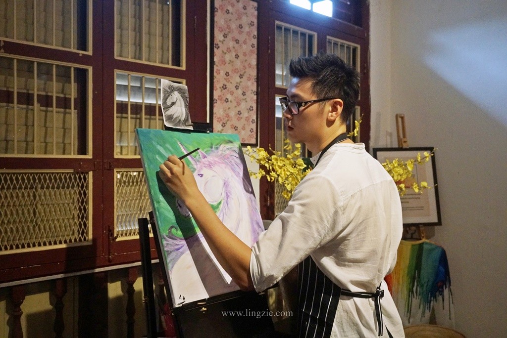 Artsy.Sip Penang, Paint & Sip, Teambuilding Activity, Penang Food Blog, Lingzie Food Blog