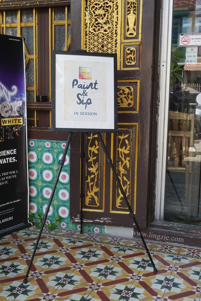 Artsy.Sip Penang, Paint & Sip, Teambuilding Activity, Penang Food Blog, Lingzie Food Blog