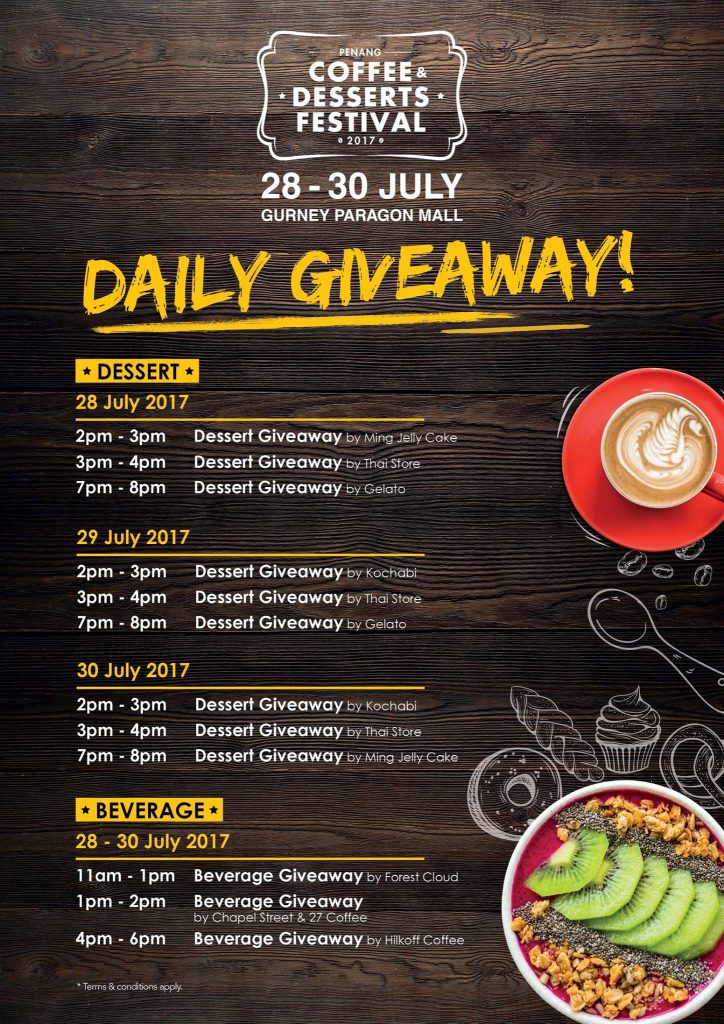 Penang Coffee & Dessert Festival, PCDF 2017, Gurney Paragon Mall, Penang Food Blog, Lingzie Food Blog